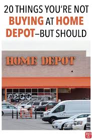 10 Things You Re Not Buying At Home Depot But Should Home Depot Secret House Home Repair