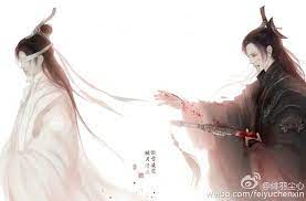 绘师 绯羽尘心 魔道祖师 晓星尘 宋岚 来自乌鱼子大侠的图片分享 堆糖 asian art fantasy love anime