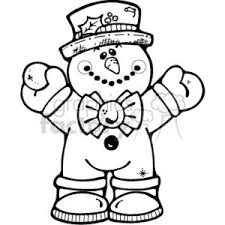 Here's another set of whimsical snowmen to use in your winter projects! Black And White Snowman Clipart Commercial Use Gif Jpg Eps Svg Clipart 143938 Graphics Factory