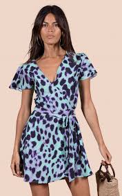 Mae Dress In Summer Leopard Dancing Leopard Silkfred
