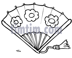 Black And White Line Art Fan Clipart Drawings Of Fans Free Drawing Of Fan Bw From The Category Beauty Fashion Timtim Com Drawings Cartoon Drawings Fan