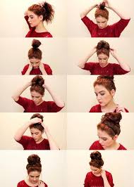 You will find short tutorials how to create messy buns yourself. 8 Easy Messy Buns For Long Hair Bun Hairstyles For Long Hair Curly Hair Styles Hair Styles