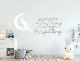 Fairy Wall Decal Fairy Wall Sticker Nursery Wall Art Wall Etsy Nursery Wall Decor Girl Nursery Wall Stickers Wall Decal Fairy