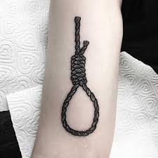 Hangman S Knot Tattoo By Deborah Pow Knot Tattoo Rope Tattoo Tattoos