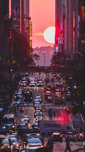 New York City Street Sunset Mobile Wallpaper Hd Mobile Walls Looking for the best hd sunset wallpaper? new york city street sunset mobile
