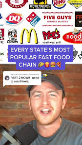 Most Popular Fast Food Chains by State