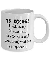 Birthday Gifts For 75 Year Old Woman Happy 75 Year Old 1944 75th Birthday Gift Mug For Women Or Men Great Christmas Mothers Day Or Fathers Day Pre Gifts In A Mug Birthday Mug 64th Birthday Gifts