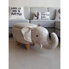 Maybe you would like to learn more about one of these? Plush Elephant Animal Ottoman Children Stool With Storage Shopee Singapore