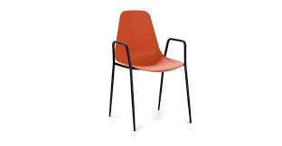 Svelti Begonia Orange Dining Armchair Outdoor Dining Chairs Modern Outdoor Dining Chairs Dining Chairs