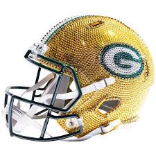 The packers were so successful that after two seasons, officials at the packing company helped curly lambeau. Green Bay Packers Swarovski Crystal Adorned Full Helmet By Rock On Sports