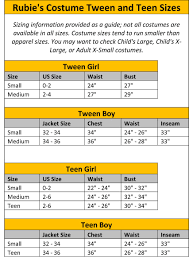 size charts