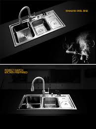 8245 handmade basin + stainless steel water heater + stainless steel telescopic mesh blue. 910 430 210mm 304 Stainless Steel Kitchen Sink Brushed Vessel Set With Faucet Double Sinks Undermount Kitchen Washing Vanity Stainless Steel Kitchen Sink Kitchen Sinkkitchen Sink Set Aliexpress