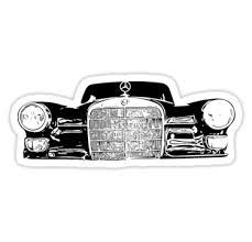 Classic Vintage Mercedes Benz Car Stickers By Skr0201 Redbubble Mercedes Benz Cars Benz Car Mercedes Benz