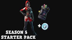 Some of these skins look pretty cool and should be expected to appear in the item shop as the weeks continue. Season 5 Starter Pack Leaked New Starter Pack Skin Backbling Youtube