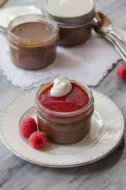 This Chocolate Raspberry Pots De Creme Recipe Is So Easy In The Pressure Cooker Chocolatedessert Chocolatep Sous Vide Dessert Pot De Creme Sous Vide Recipes