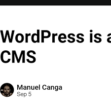 WordPress is a Slow CMS