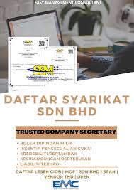 Pendaftaran dan bayaran ke ssm untuk mendapatkan sijil perbadanan syarikat. Permohonan Lesen Kewangan Mof Syarikat Anda Dah Berkembang Maju Jom Daftar Syarikat Sdn Bhd