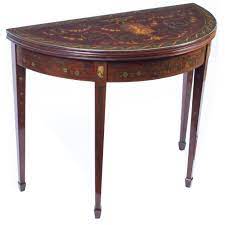Find affordable furniture and home goods at ikea! Antique Half Moon Card Console Table Circa 1870 At 1stdibs