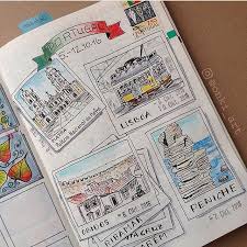 Onki Art Your Memory Page Is Amazing I Love The Detail And The Creativity Is Awesome Bujo Bullet Journal Bullet Journal Travel Bullet Journal Journal