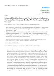 Knoxville tn exterminator, pest control & termite inspector. Pdf Integrated Fruit Production And Pest Management In Europe The Apple Case Study And How Far We Are From The Original Concept