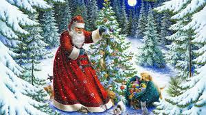 The great collection of free moving wallpaper downloads for desktop, laptop and mobiles. Free Download Christmas Wallpaper Id Christmas Santa Images Paintings 1366x768 Download Hd Wallpaper Wallpapertip