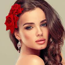 2 Pcs Double Silk Velvet Rose Metal Comb, Wedding Bridal Women Headwear