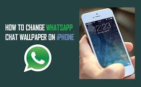 whatsapp chat wallpaper on your iphone