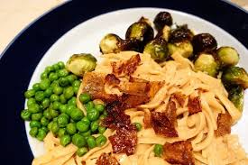 The Best Vegan Carbonara Just Egg Six Gardens In 2020 Vegan Carbonara Classic Carbonara Recipe Carbonara