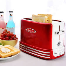 Grille Pain Electrique Toaster 50s 2 Tranches Retro Cuisine Machine Dejeuner Achat Vente Grille Pain Toaster Cdiscount