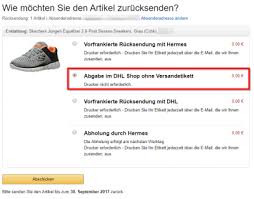 Vielleicht stellt dhl was um. Amazon Abgabe Im Dhl Shop Ohne Versandetikett Forum Offtopic
