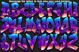 If you're interested in creating a font with bitfontmaker, all you need to do is draw ea. Graffiti Alphabet Apollo Pre Designed Photoshop Graphics Creative Market