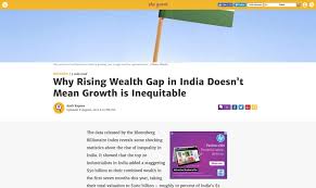 Why Rising Wealth Gap in India Doesn't Mean Growth is Inequitable – India  Council on Competitiveness