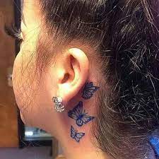 Behind the ear is one of the best place to get tattoos because it will be noticed only by special and close people. 33 Behind The Ear Tattoos You Won T Find Anywhere Behind Ear Tattoo Behind Ear Tattoos Pretty Hand Tattoos
