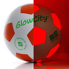 Amazon Com Glowcity Light Up Led Soccer Ball Uses 2 Hi Bright Led Lights Size 5 Toys Games Bright Led Lights Soccer Ball Bright Led
