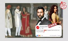 Katrina Kaif and Vicky Kaushal Engaged? No, That's A 2019 Diwali Image |  BOOM