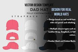 Ultimate Hat Template Dad Hat Dad Hats Hat Template Hat Design