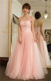 amazon ファインフェザーズ finefeathers 演奏会ドレス ステージドレス 胸元を同色竹ビーズとレースで上品に仕上げたドレス 演奏会 発表会 コンサート 二次会 aライン 編み上げ サイズ調整可能 オリジナル ロングドレス シェルピンク 9号 7 9号 ステージドレス