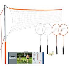 The latest on our store health and safety plans. Franklin Sports Badminton Net Starter Set Includes 4 Steel Rackets 2 Birdies Adjustable Net And Stakes Backyard Or Beach Badminton Set Easy Net Setup Walmart Com Walmart Com