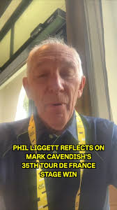 Phil Liggett sharing thanks for all the support and kind words following  Mark Cavendish's stage win. #TDF2024