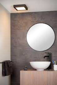 Wie finden sie diese badbeleuchtung? Brice Led Deckenleuchte Badezimmer Led Dim 1x22w 3000k Ip44 Schwarz