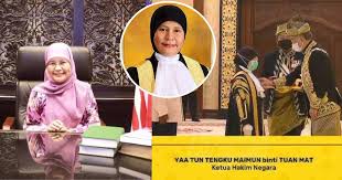 Ketua hakim negara letak jawatan, pdrm nafi dedah nilai jam tangan dan imam dapat duit raya. Tengku Maimun Wanita Pertama Jadi Ketua Hakim Negara Dianugerah Gelaran Tun Nona