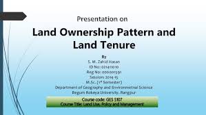 Professor thurber loves to teach, but can't stand all the politicking. Land Tenure Meaning In Hindi