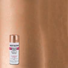 Rust Oleum Stops Rust 11 Oz Bright Coat Metallic Copper Spray Paint 314417 The Home Depot
