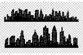 Vector Black City Silhouette Icon Set Isolated On White Background City Silhouette Batman Silhouette Silhouette Images