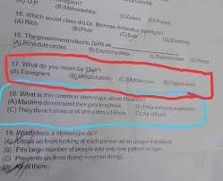 Watch the video to know more.footage credit: Education News Fake Question Paper Controversial Questions On Dalits Muslims Based On Ncert Class This Or That Questions Question Paper Textbook