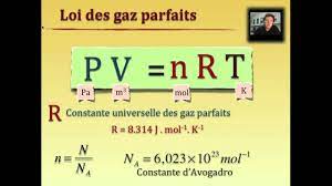 La constante universelle des gaz parfaits (notée. Gaz Parfaits 3 3 Youtube