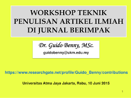 Analisa yang telah dilakukan terhadap kedua jurnal didapatkan adanya perbedaan. Pdf Workshop Teknik Penulisan Artikel Ilmiah Di Jurnal Berimpak Scopus Dan Thomson Reuters Isi