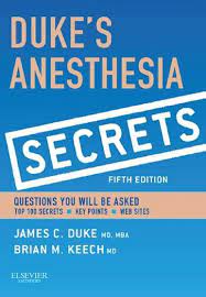 Duke S Anesthesia Secrets 5th Edition Pdf Free Pdf Epub Medical Books Pediatrics The Secret Book Emergency Medicine