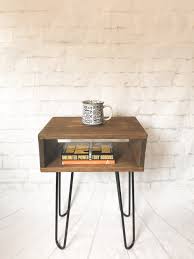Side Table That Can Double As A Nightstand Plant Stand Or Bookcase Minimally Crafted From Rene Side Table Wood Small Nightstand Mid Century Modern Nightstand
