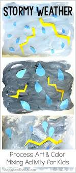 Weather Activities For Kids Thunderstorm Art Project Weather Crafts Weather Activities For Kids Spring Activities